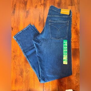 Calvin Klein Jeans CKJ 035 Straight Leg Denim 38x34 Dark Wash